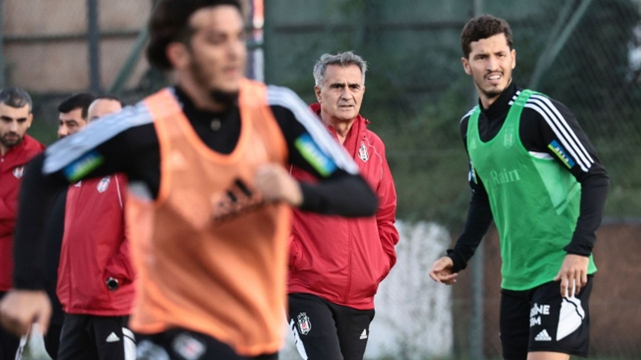 Şenol Güneş, Beşiktaş ile ilk antrenmanına çıktı