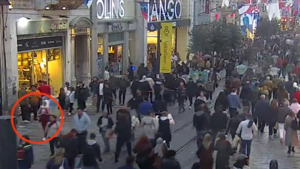 Terörist kadının İstiklal Caddesi'ndeki en net keşif görüntüleri