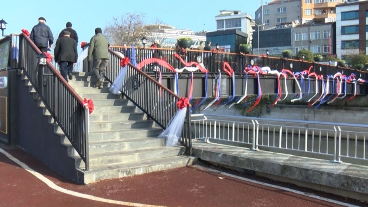 Yeşil Vadi'ye ulaşımın kolaylaşması için Hasbahçe Yaya Köprüsü yapıldı