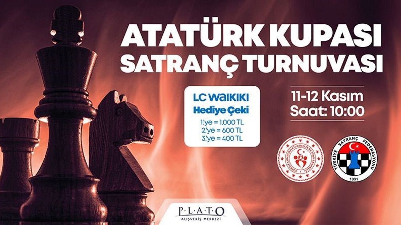 Atatürk Kupası Satranç Turnuvası Plato’da