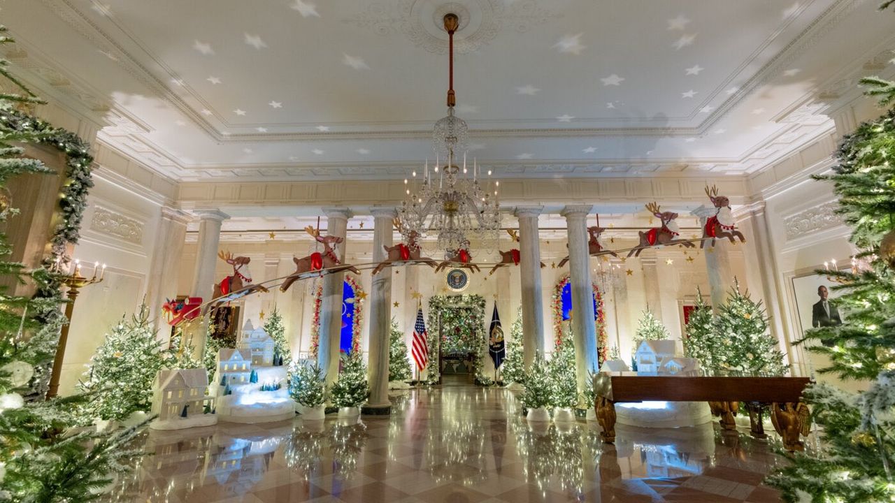 Beyaz Saray’da geleneksel Noel hazırlıkları tamamlandı
