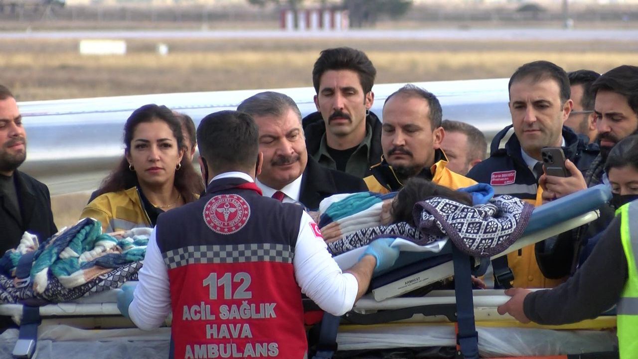 Filistinli 3 çocuk, tedavi için Ankara'ya getirildi