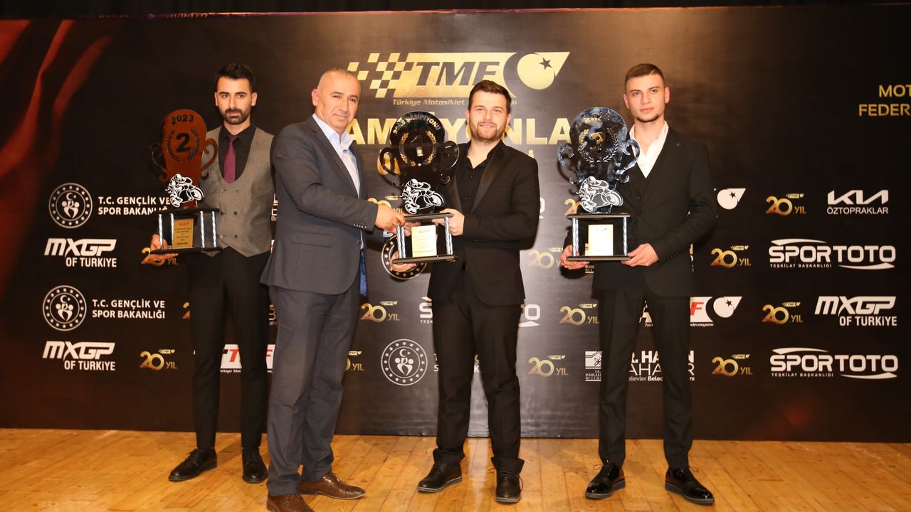 Türkiye Motosiklet Federasyonu 'Şampiyonlar Ödül Töreni' düzenlendi