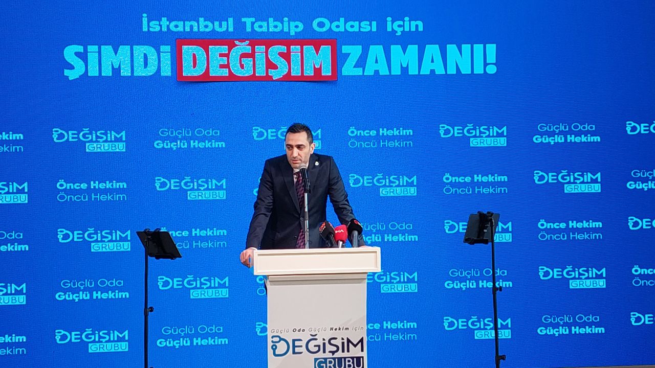 İstanbul Tabip Odası Başkan Adayı Dr. Ahmet Erçek seçim beyannamesini açıkladı