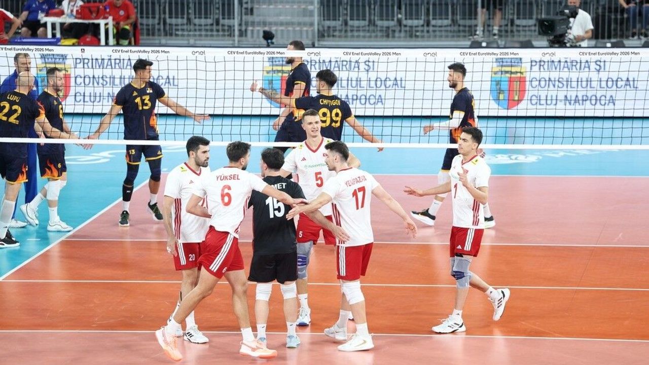 A Milli Erkek Voleybol Takımı, Romanya’ya mağlup oldu