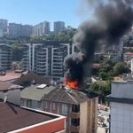 Ekmek fırınının bacasında çıkan yangın çatıya sıçradı