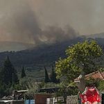 Çanakkale'de arazi yangını