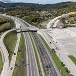 Anadolu Otoyolu'nun İstanbul istikametinde yol çalışması