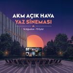 AKM’de açık hava sineması keyfi başlıyor