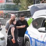 Eyüpsultan'da otomobil taksiye çarptı