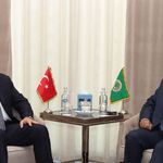 Fidan, Arap Ligi Genel Sekreteri Fehmi ile bir araya geldi
