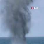 Karaburun sahilinde panik: Patlayıcı yüklü İHA kontrollü imha edildi