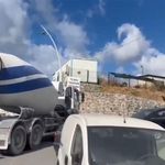 Yola beton döken mikser sürücüsüne ceza