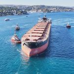 Rusya'da İHA saldırısına uğrayan gemi İstanbul Boğazı'ndan geçti