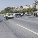 Sultangazi TEM Otoyolu’nda 10 aracın karıştığı zincirleme kaza