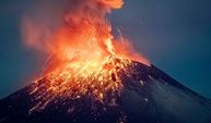 Popocatepetl Yanardağı’nın patlama anı görüntüleri