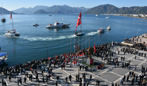 Atatürk'ün Marmaris'e gelişinin 91'inci yıl dönümü kutlandı