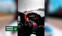 Motosikletle akılalmaz hız: 324 km ile yakalandı