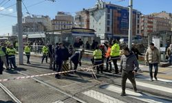 Güngören'de tramvay raydan çıktı