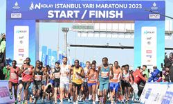 Rekor kırılan İstanbul Yarı Maratonu'na Afrikalı sporcular damga vurdu