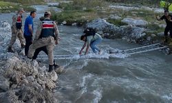 Piknik için gittiler, sular yükselince oluşan ada da mahsur kaldılar