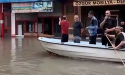 Samsun esnafının kayık sefası kameraya yansıdı