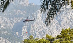 Kemer'deki orman yangını 5'inci gününde devam ediyor