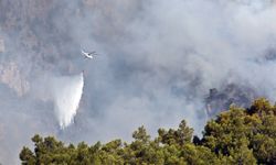Kemer'deki orman yangınında 35'inci saat: Uçaklar yeniden faaliyete geçti