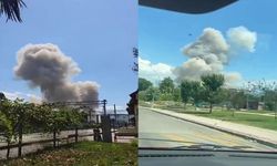 Kocaeli'de patlama sonrası görüntü