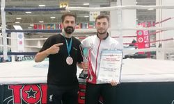 Samsunlu milli kick boks sporcusu, İstanbul'da Avrupa şampiyonu oldu!