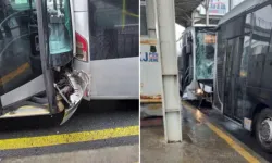 Küçükçekmece'de metrobüs kazası: Facianın eşiğinden dönüldü