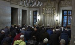 Eyüpsultan Camii'nde Filistin halkı için dua edildi