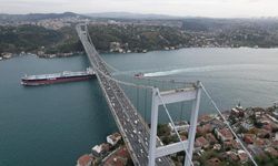 Fatih Sultan Mehmet Köprüsü'ndeki çalışmalar havadan görüntülendi