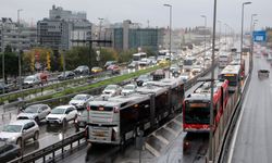 İstanbul'da trafik yoğunluğu