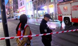 İstiklal Caddesi'nde doğal gaz kaçağı alarmı