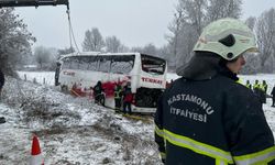 Kastamonu'da yolcu otobüsü devrildi: 6 ölü, 33 yaralı