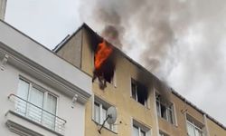 Ataşehir’de 5 katlı binada yangın