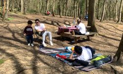 Oyunu kullanıp Belgrad Ormanı'nda piknik yaptılar