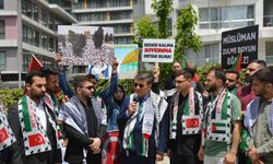 Gazze için tek yürek olan İYYÜ Öğrencileri İsrail’in Gazze’ye uyguladığı soykırımı protesto etti