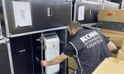 İstanbul'da kaçakçılık operasyonu: 100 milyon liralık bakım cihazı ele geçirildi