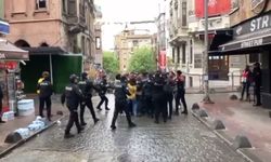 Taksim Meydanı'na çıkmak isteyen gruba müdahale