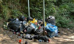 Piknikçiler Belgrad Ormanı'nı çöp yığınına çevirdi