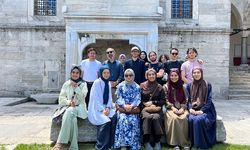 Fransız ve Türk öğrenciler Süleymaniye Camii'ni ziyaret etti