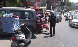 Ataşehir'de ehliyetsiz sürücü park halindeki 3 araca çarptı: 1 yaralı