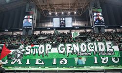 Panathinaikos taraftarından Filistin'e destek