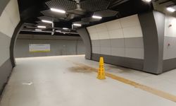 Yenibosna’da metro istasyonunun tavanından sular aktı