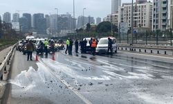 Lüks otomobil alevlere teslim oldu, D-100 karayolu trafiğe kapandı