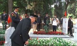 Jandarma Genel Komutanlığı’nın 186’ıncı kuruluş yıl dönümünde şehitler kabri başında anıldı