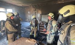 Avcılar'da prizde unutulan ütü nedeniyle yangın çıktı