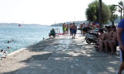 İstanbullular güneşli havada sahillere akın etti